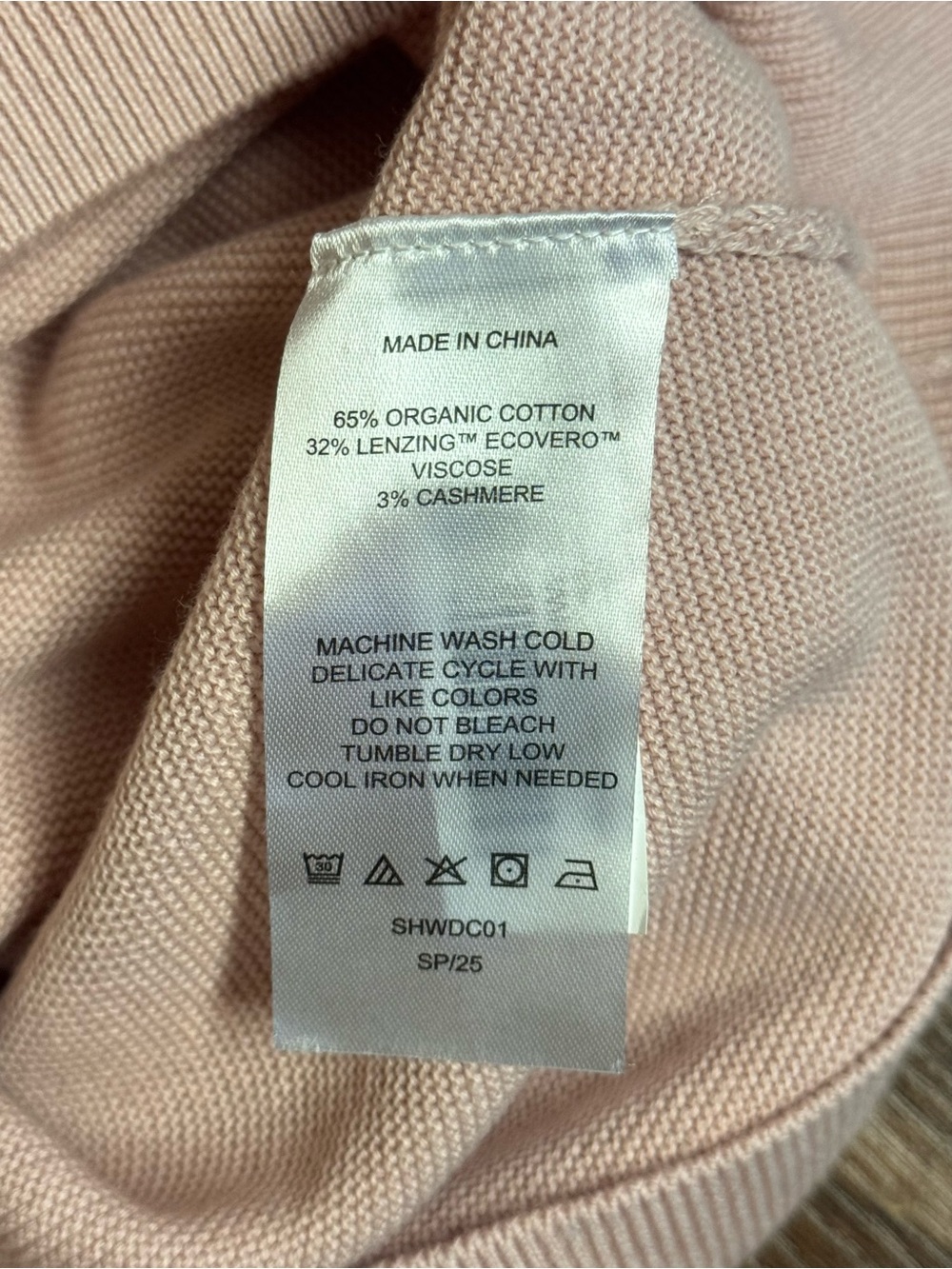Bundle of 2 Quince Cotton Cashmere Link-Stitch Dolman Sweaters Large Pink Blue - Picture 6 of 14